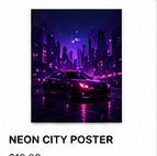 Neon City Poster